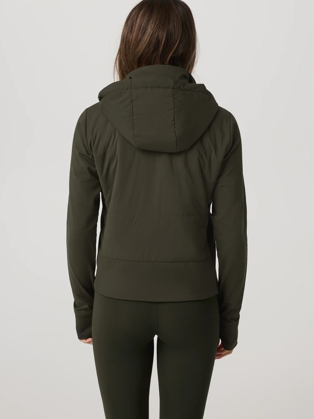 Vuori Chilled Out Full Zip size XS color olive - Picture 2 of 5